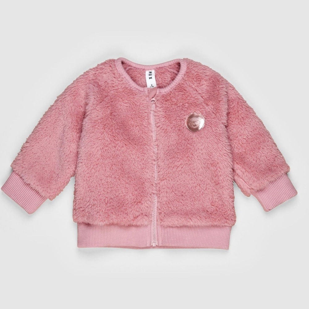 Huxbaby fur jacket, size 3